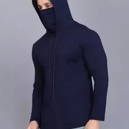 revizo Men Full Sleeve Solid Hooded Sweatshirt-picture-24