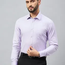 Louis Stitch Purple Cotton Regular Fit Shirt-picture-17