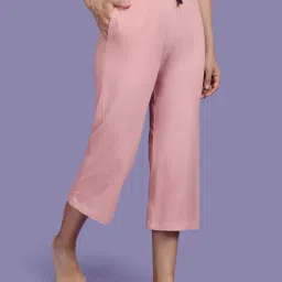 Kryptic Dusty Pink & Burgundy Solid Capris - Pack Of 2 image 3