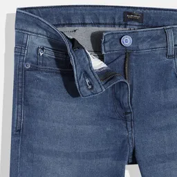 Allen Solly Junior Girls Slim Fit Heavy Fade Stretchable Jeans image 3