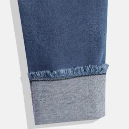 Allen Solly Junior Girls Slim Fit Heavy Fade Stretchable Jeans image 4