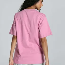 Puma Pink Cotton Printed Sports T-Shirt image 2