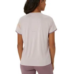 Asics Pink Self Pattern Sports T-Shirt image 2