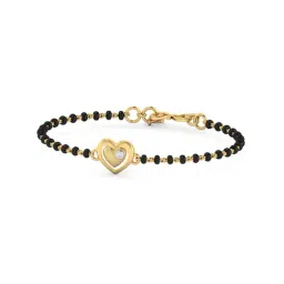 PC Jeweller Manas 18k Gold Mangalsutra Bracelet-image-32