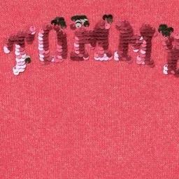 TOMMY HILFIGER Heritage Pink Applique Regular Fit Pullover image 4