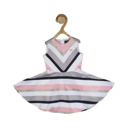 Allen Solly Kids Multicolor Stripes Frock-image-24