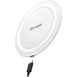 Eller Sante 15W Wireless Charger Fast Charging Pad with Type C Cable (Montclad-White)-picture-45
