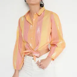 Global Desi Multicolor Printed Shirt-image-48