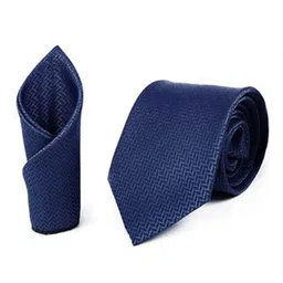 CALIXTO Men Pack Of 2 Woven Design Broad Tie image 5