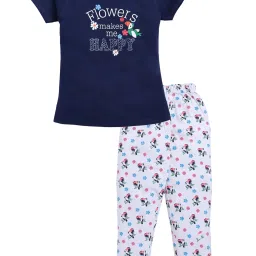 Todd N Teen Kids Multi Cotton Printed T-Shirts & Pajamas Set image 2