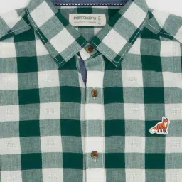 Pantaloons Junior Boys Cloud Dancer Checks Shirt image 3