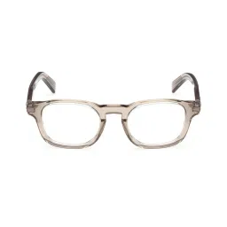 Ermenegildo Zegna Brown Square Frames Men EZ5293 49 048 image 2
