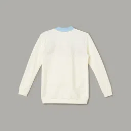 Fame Forever by Lifestyle Boys Off White Regular Fit Sweatshirt image 2