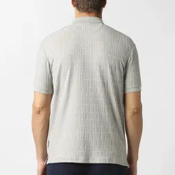 Van Heusen Grey Regular Fit Polo T-Shirt image 2