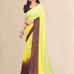 Moda Rapido Ombre Striped Saree image 2