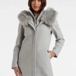 Forever New Grey Coat-picture-0