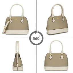 Lavie PASTEL WINNIE Taupe Medium Satchel image 5
