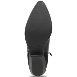 Mochi Women's Black Casual Booties image 4