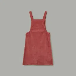 Fame Forever By Lifestyle Rust & White Cotton Regular Fit Dress image 5