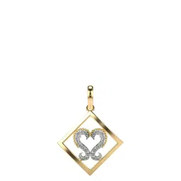 VALANOVA Women Yellow Gold Lab Grown Pendant Diamond 14K-picture-23