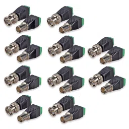 Invento DC Male and Female BNC Connector to Screw Terminal Balun Connector Coaxial Cat5 ISC 1528-A3-image-40