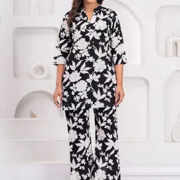FASHION CLOUD Women Cotton Floral Print Night suit-image-37