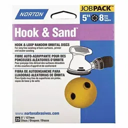 Norton 5 inch P40 Grit Aluminium Oxide Sanding Disc, 436D99 (Pack of 20)-image-59