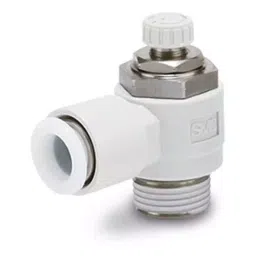 SMC AS-FG Series Threaded Speed Controller, R 1/4 Male Inlet Port x 4 mm Tube Outlet Port, AS2201FG-02-04S-picture-27