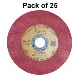 Yuri Kut & Make Cutting Wheel 107 mm Diameter x 16 mm Bore Size x 1.0 mm Thickness, Brown Color (Pack of 25) image 2