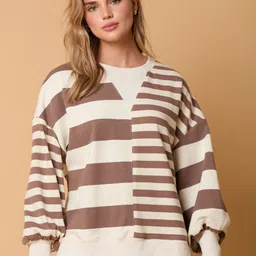 StyleCast Women Striped Sweatshirt-picture-29
