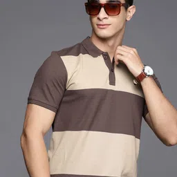 Louis Philippe Jeans Colourblocked Polo Collar T-shirt-picture-14