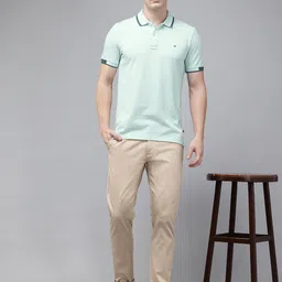 Blackberrys Solid Polo Collar T-shirt image 5