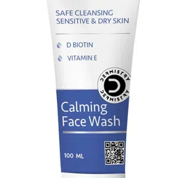 DERMISTRY D Biotin & Vitamin E Sensitive Dry Skin Cleansing Face Wash - 100 ml-picture-13
