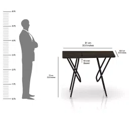 Modern India Seating Multicolor Powder Coated Multi Purpose Portable & Foldable Wooden Table image 3