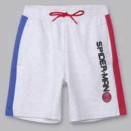 Kidsville Marvel Avengers Superheroes Featuring Spider Man Printed Shorts - Grey-picture-21