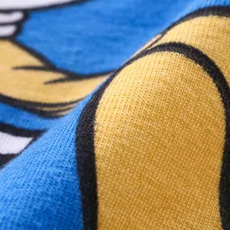 Babyhug Disney Cotton Lycra Full Length Legging with Mickey Mouse & Friends Print - Blue image 3