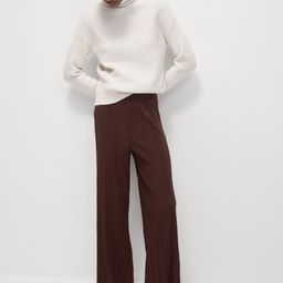 Marks & Spencer Women High-Rise Regular Fit Trousers-picture-33