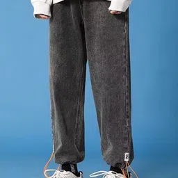 StyleCast Men Relaxed Fit Low Distress Stretchable Jeans image 1