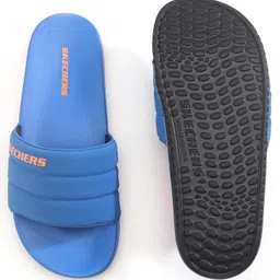 Skechers Gambix III Wave Surge Casual Wear Flip Flops - Royal Blue image 4