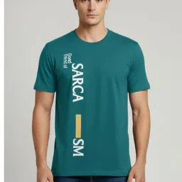 AUTNA Men Typography Printed Round Neck Short Sleeves Regular Fit T-shirt-picture-30