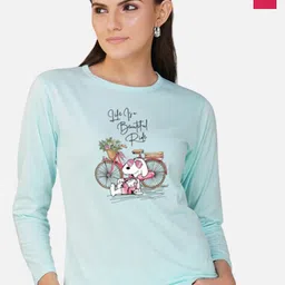 Metronaut Women 2 Printed Bio Finish Applique T-shirt-picture-16