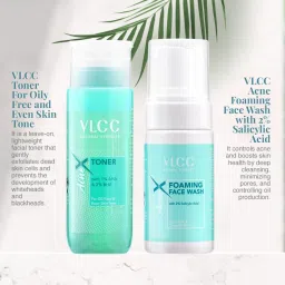 VLCC Acnex Face Wash With 2% Salicylic Acid + Toner For Oil Free & Even Skin Tone image 4