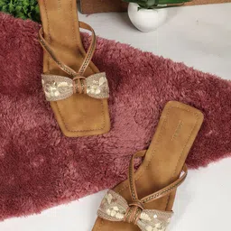 Anouk Women Printed Open Toe Flats with Bows-image-94