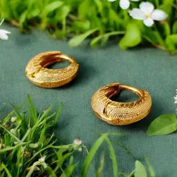 SHREE KRISHNA SHOPPING Gold-Plated Brass Earrings-picture-34