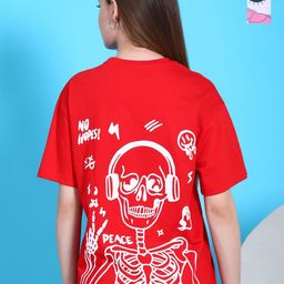 Dreambe Women Typography 2 Printed Applique T-shirt-picture-12