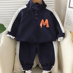 INCLUD Infant Boys M Printed High Neck Sweatshirt With Jogger-picture-41