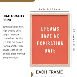 Kotart Brown & Red 2 Piece Wooden Abstract Wall Arts image 5