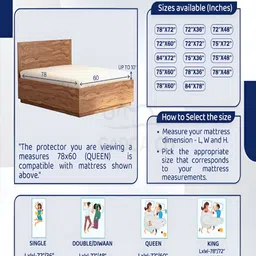 Mattress Protector Queen Size Water Resistant Mattress Protector image 3