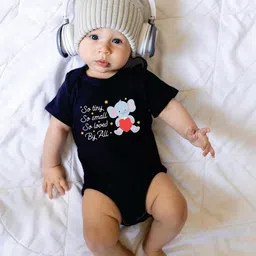 Lillypupp Infants Printed Pure Cotton Bodysuit image 4