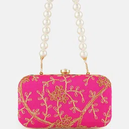 Anouk Embroidered Embellished Box Clutch-picture-16